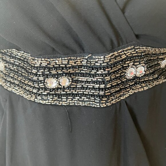 City Chic Black Long Sleeve Wrap Dress - Timeless & Elegant - Picture 3 of 7